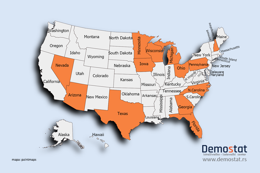 Tramp protiv Bajdena na 13 ključnih "frontova"