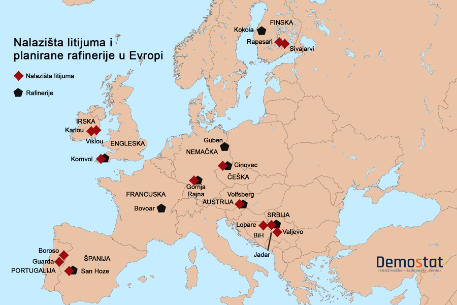 Gde u Evropi ima litijuma i zašto se ne eksploatiše?