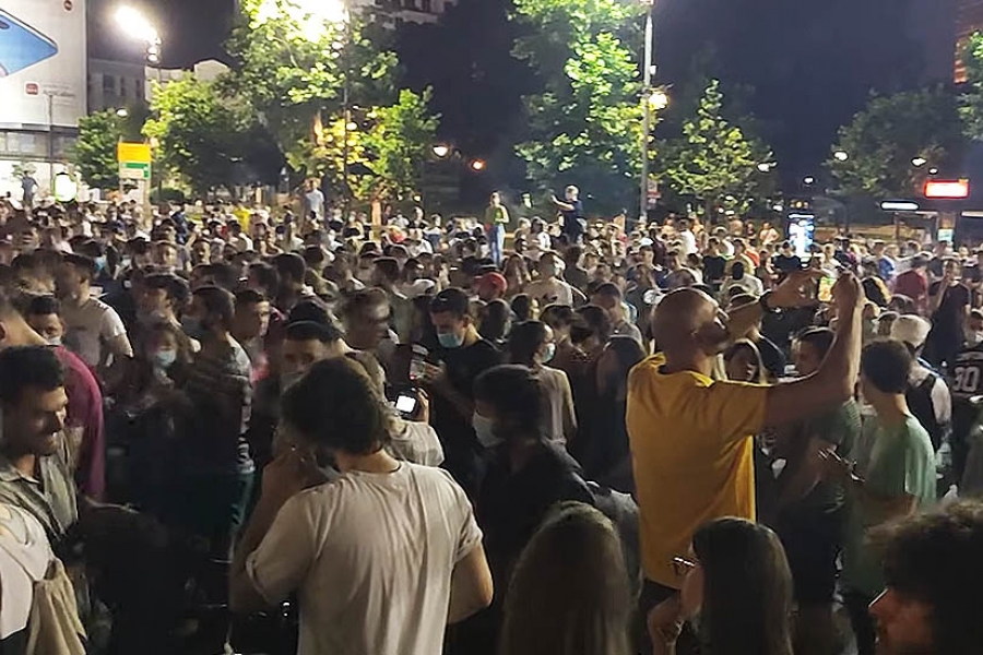 Studenti i korona demonstracije