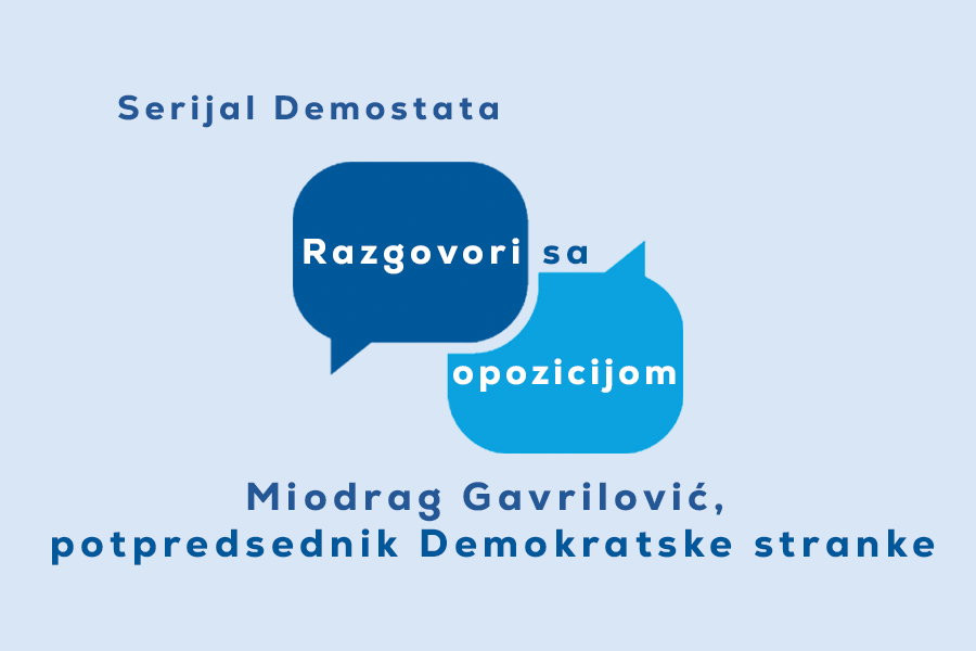 Gavrilović: Potrebna nam je nova koalicija "Zajedno"