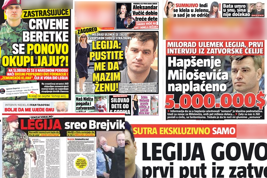 Milorad Ulemek Legija i spinovanje političke scene Srbije