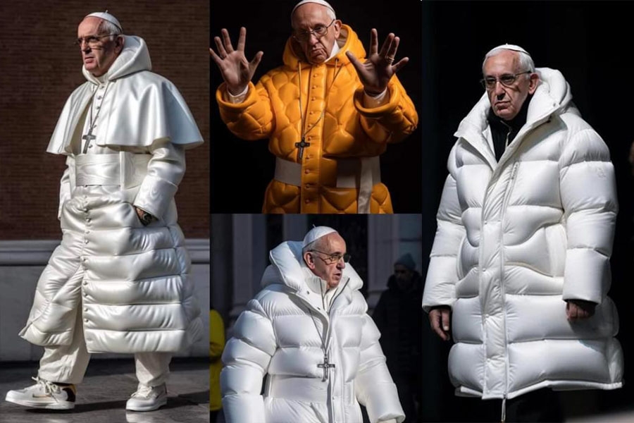 Papa u beloj jakni početak nove ere dezinformisanja