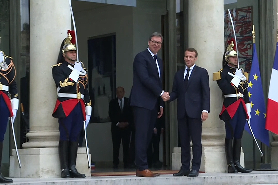 Vučić u Jelisejskoj palati