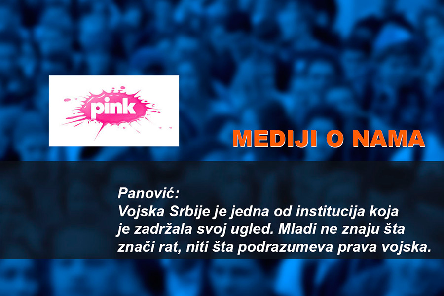 Panović: Vojska Srbije je jedna od institucija koja je zadržala svoj ugled